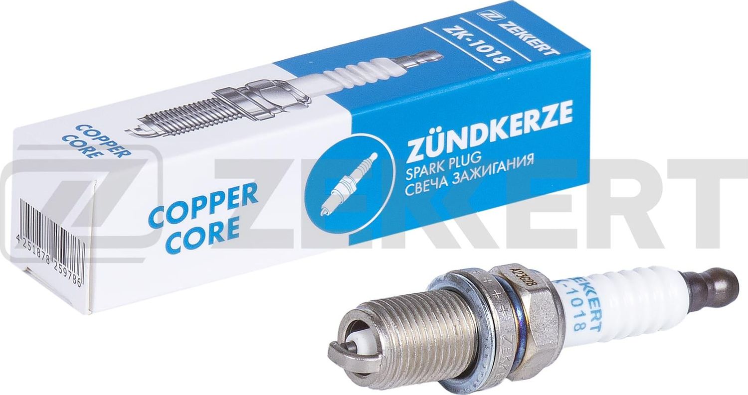 Свеча зажигания Zekkert для Renault Laguna II 2001-2007. Артикул ZK-1018