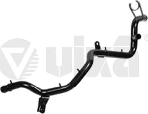 Патрубок радиатора (системы охлаждения) Vika (Стальная труба). Артикул 11210141501