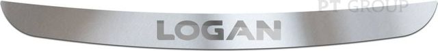 Накладка PT Group на задний бампер (НПС) для Renault Logan II 2013-2026. Артикул RLO221301