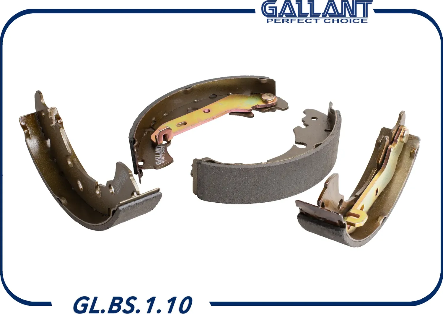 Колодка тормозная задняя (Gallant) Gallant. Артикул GL.BS.1.10