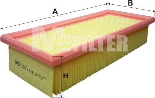 Воздушный фильтр MFilter. Артикул K 731