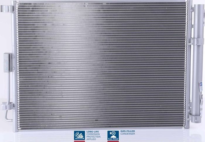 Радиатор кондиционера (конденсатор) Nissens (алюминий). Артикул 940598