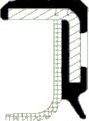 Сальник коленвала Corteco (PTFE (Polytetrafluorethylen)) внутренний для Rover 400 II (HH-R) 1995-2000. Артикул 19036314B