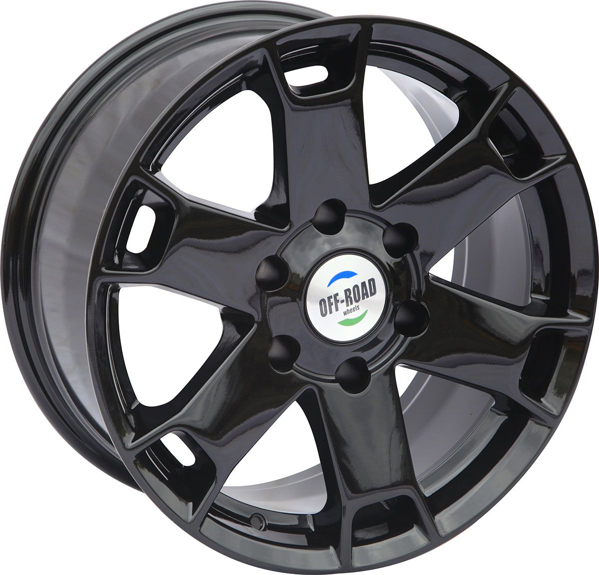 Колёсный диск OFF-ROAD Wheels литой черный 6x139,7 8xR17 d78 ET+10 для Fiat Fullback 2016-2026. Артикул A1780-63910BL+10