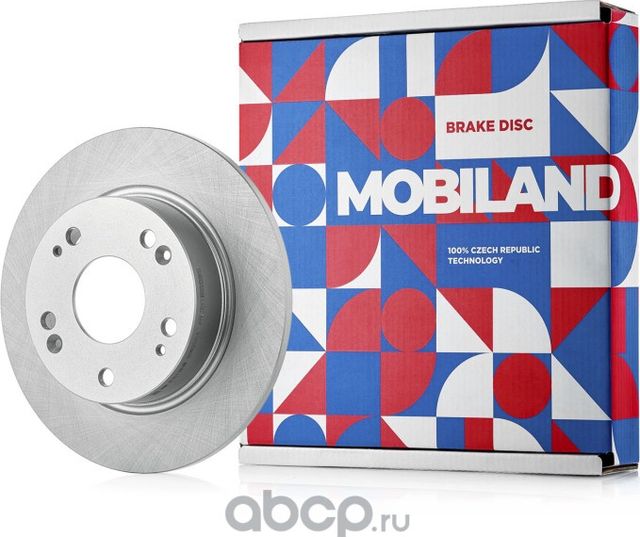 Диск тормозной задний невентилируемый D260мм HONDA ACCORD VII (CL, CN) (Mobiland). Артикул 416208980