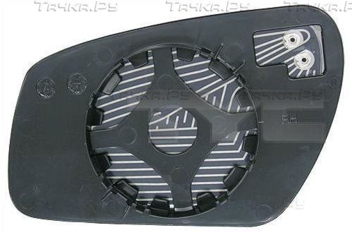 Зеркальное стекло бокового зеркала TYC левое для Ford Fiesta V 2005-2008. Артикул 310-0106-1