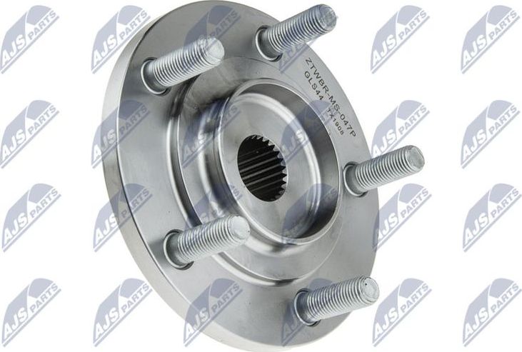 Натяжной ролик (натяжитель) приводного поликлинового ремня NTY (Металл). Артикул RNK-PL-012