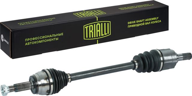 Полуось (привод в сборе, приводной вал) Trialli передняя левая для Kia Ceed III 2018-2026. Артикул AR 0831