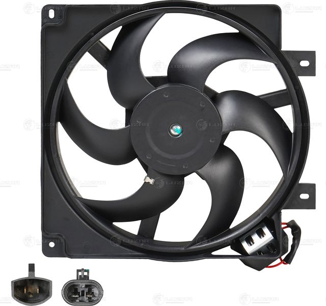 Вентилятор радиатора двигателя Luzar для Lada Kalina I 2004-2013. Артикул LFK 0118