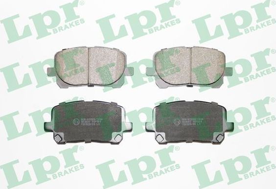 Тормозные колодки LPR. Артикул 05P904