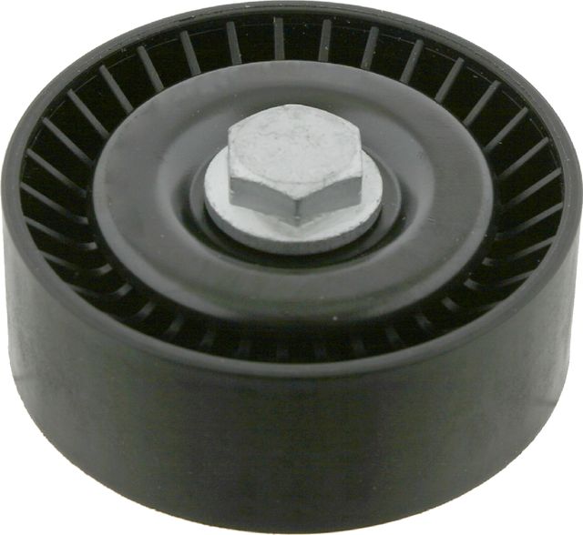 Направляющий (ведущий) ролик приводного поликлинового ремня Febi Bilstein (полимерный материал). Артикул 27374