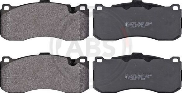 Тормозные колодки ABS передние для MINI Hatch II (R56) 2012-2013. Артикул 37689