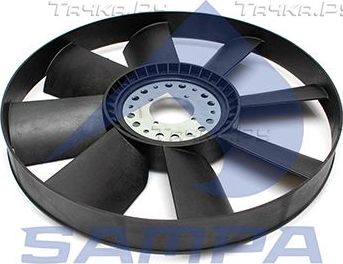 Вентилятор радиатора двигателя Sampa для Mercedes-Benz Atego 1 1998-2004. Артикул 200.162
