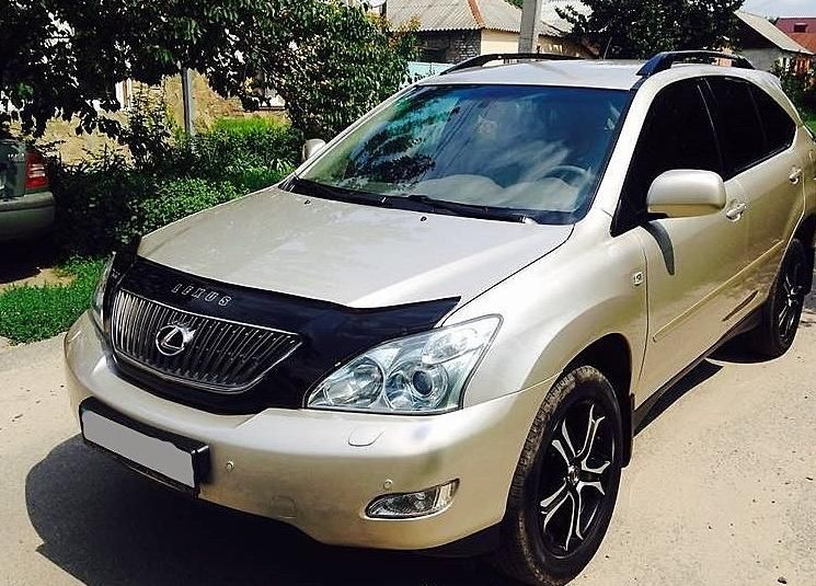 Дефлектор Vip-Tuning для капота (c облицовкой радиатора) Lexus RX II 300/330/350/400H 2003-2009. Артикул LX03