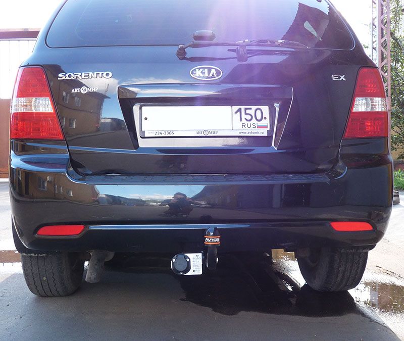 Фаркоп AvtoS для Kia Sorento I рестайлинг 2006-2011. Артикул KI 12