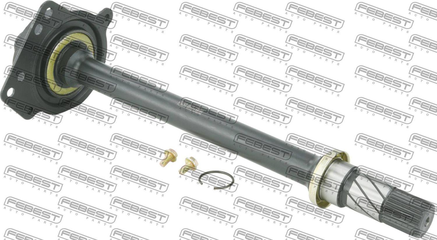 Полуось (привод в сборе, приводной вал) Febest. Артикул 0512-LWMTRH