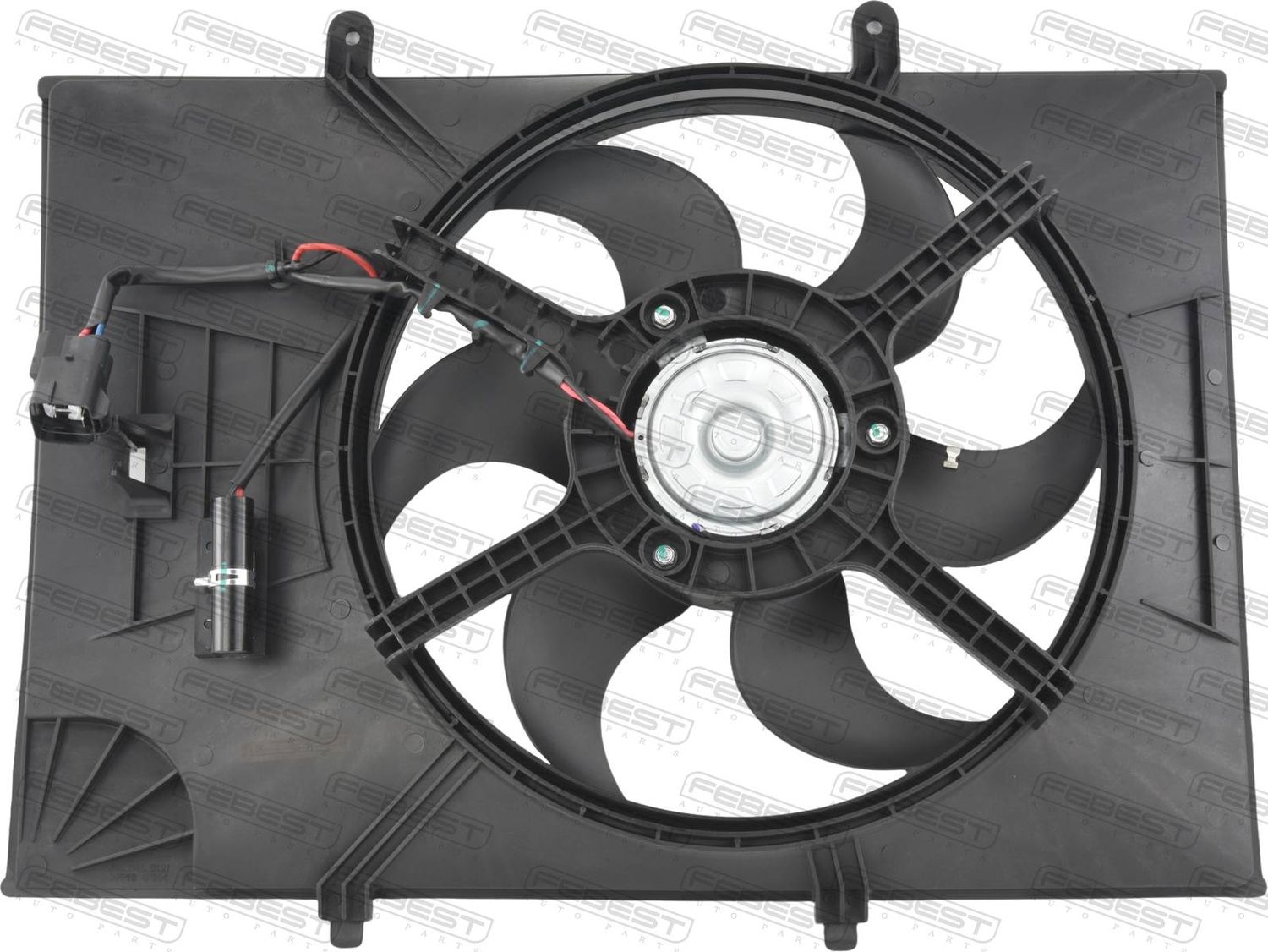 Вентилятор радиатора двигателя (в сборе) Febest. Артикул 30650-006