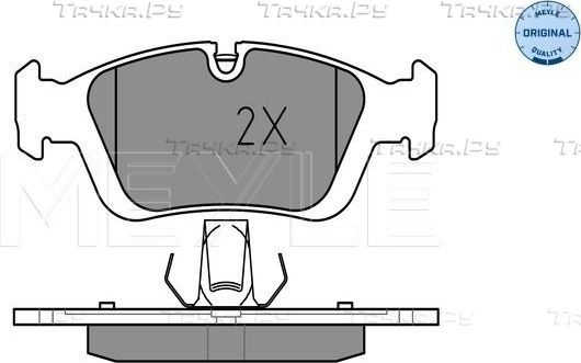Тормозные колодки Meyle Original передние для BMW Z3 I 1995-2003. Артикул 025 232 8717