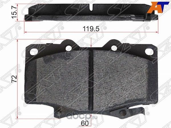 КОЛОДКИ ТОРМОЗНЫЕ FR TOYOTA LAND CRUISER 80 92-98 (SAT). Артикул ST04465YZZ53