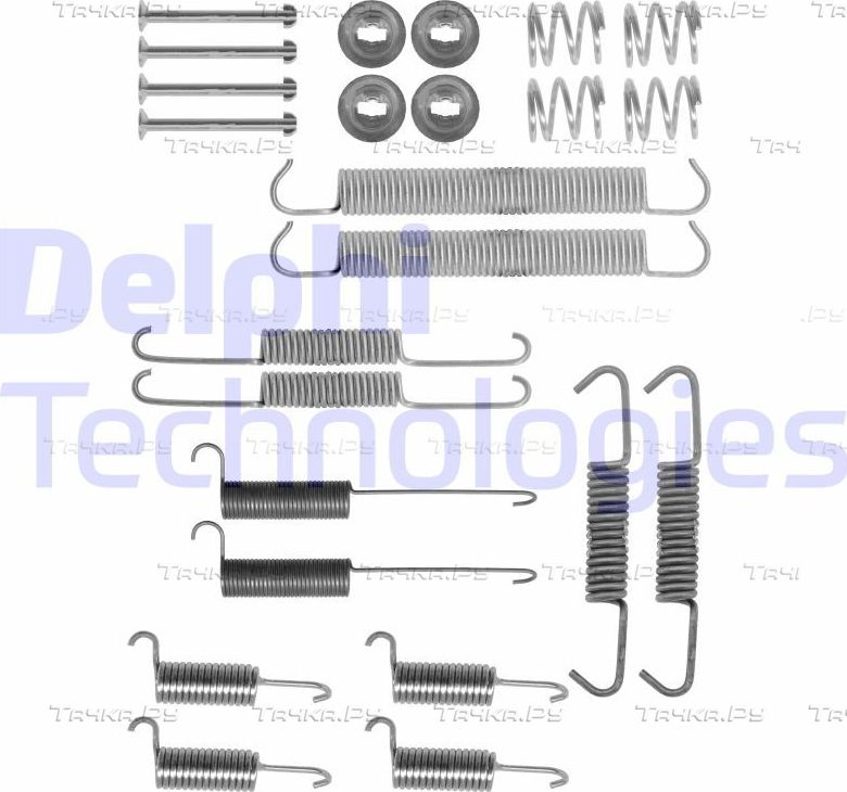 ЗАЖИМ ТОРМОЗНЫХ КОЛОДОК Delphi. Артикул LY1136