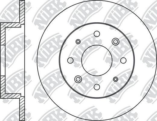Тормозной диск NiBK. Артикул RN1047