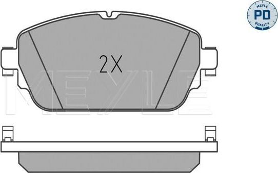 Тормозные колодки Meyle PD передние для Mercedes-Benz E-Класс V (W213, S213, C238) 2016-2026. Артикул 025 220 3219/PD