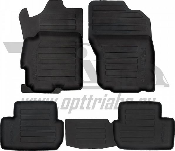 Коврики резиновые Avtodriver для салона Peugeot 4008 2012-2026. Артикул ADRAVG023