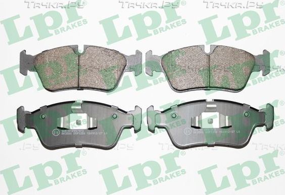 Тормозные колодки LPR передние для BMW 1 I (E81/E82/E87/E88) 2004-2011. Артикул 05P1250