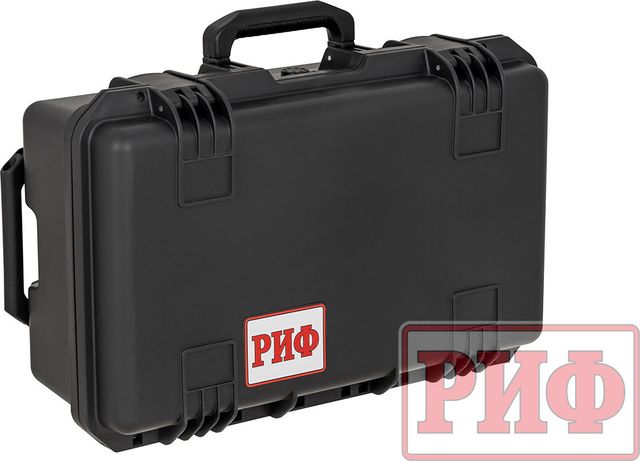 Кейс пластиковый защитный ударопрочный РИФ 551x358x226 мм на колесах с телескопической ручкой. Артикул WRT-80