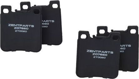 Тормозные колодки Zentparts. Артикул Z07660