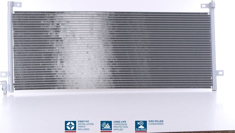 Радиатор кондиционера (конденсатор) Nissens (алюминий). Артикул 940429