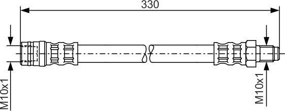 Тормозной шланг Bosch. Артикул 1 987 476 081