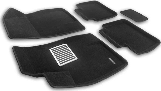 Коврики текстильные Euromat 3D Lux для салона Chery Arrizo 8 2023-2026. Артикул EM3D-001419