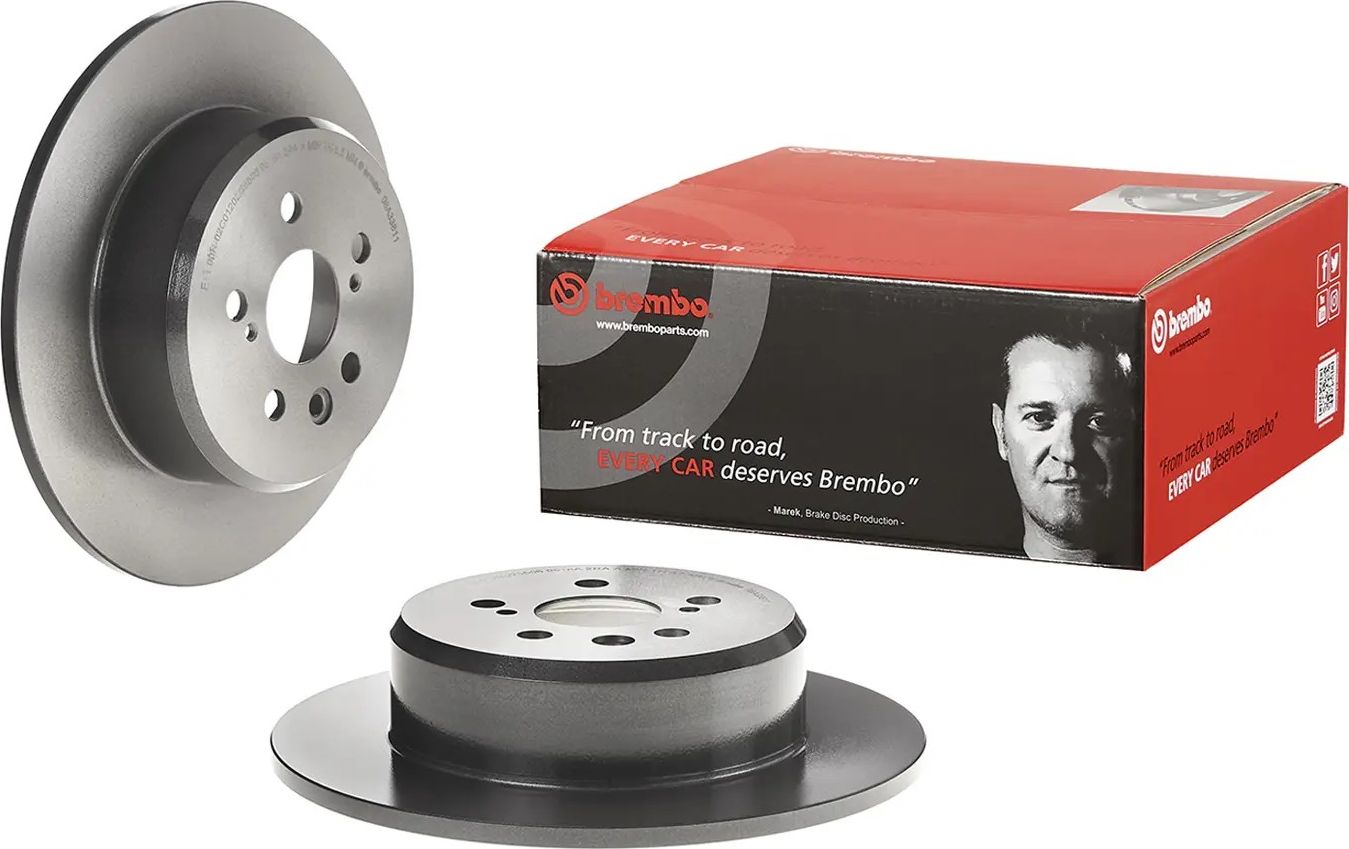 Тормозной диск Brembo PRIME LINE - UV Coated. Артикул 08.A338.11