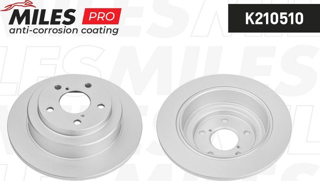 Тормозной диск Miles для Subaru Legacy I 1989-1994. Артикул K210510