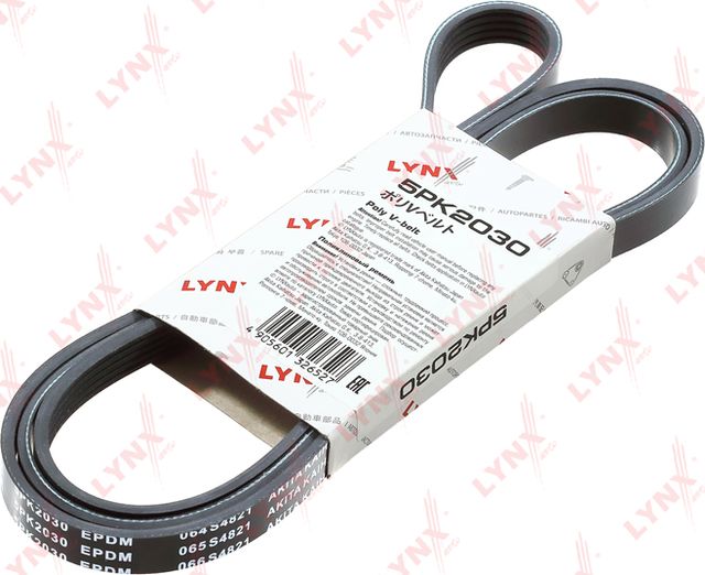 Приводной ремень поликлиновой LYNXauto для Rover 75 I 1999-2005. Артикул 5PK2030
