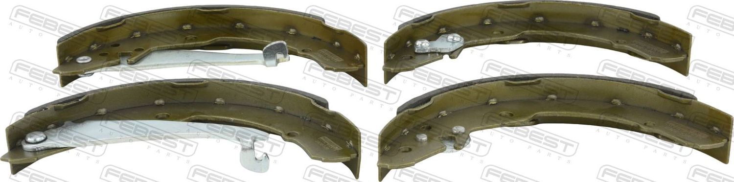 КОЛОДКИ ТОРМОЗНЫЕ ЗАДНИЕ (БАРАБАННЫЕ) 230X32 (1KC) (Febest). Артикул 23021JR