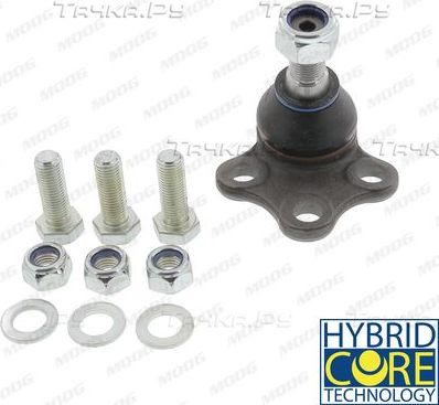 Шаровая опора MOOG Hybrid Core передняя правая/левая нижняя для Nissan Primastar I 2006-2014. Артикул RE-BJ-7762