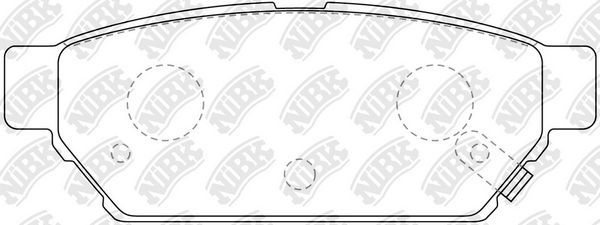Тормозные колодки NiBK. Артикул PN3314