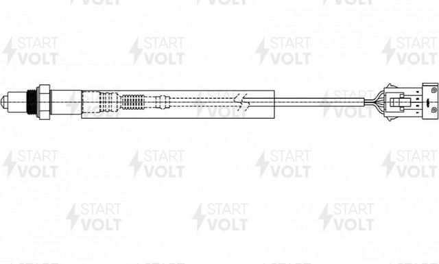 Лямбда-зонд (кислородный датчик) StartVOLT. Артикул VS-OS 1022