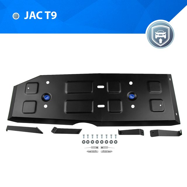 Защита Rival для топливного бака JAC T9 АКПП 4WD 2024-2026. Артикул 111.9220.1