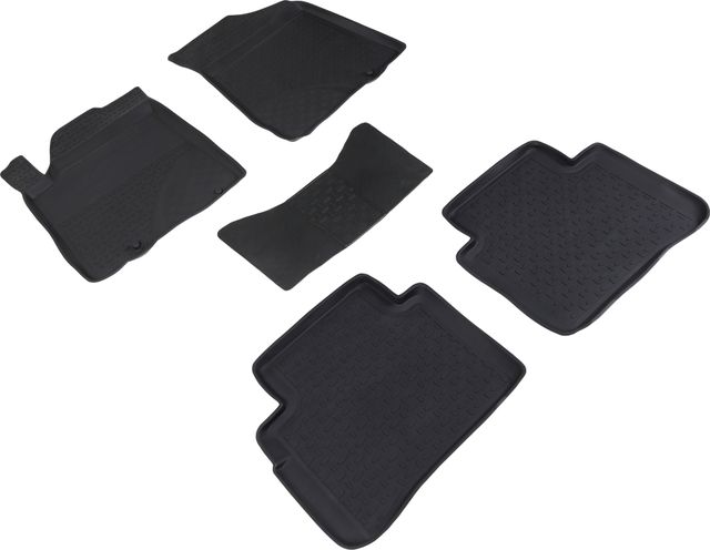 Коврики резиновые Seintex с высоким бортиком для салона Nissan Teana J32 2008-2014. Артикул 81921