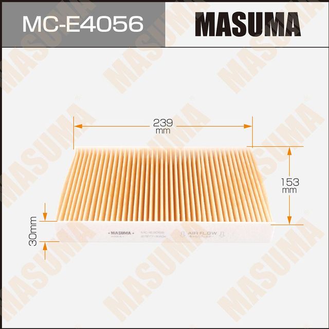 Салонный фильтр Masuma. Артикул MC-E4056