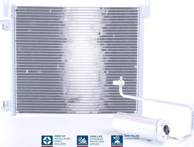 Радиатор кондиционера (конденсатор) Nissens (алюминий). Артикул 94805