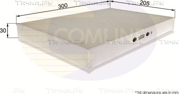 Салонный фильтр Comline для SEAT Exeo 2008-2013. Артикул EKF237