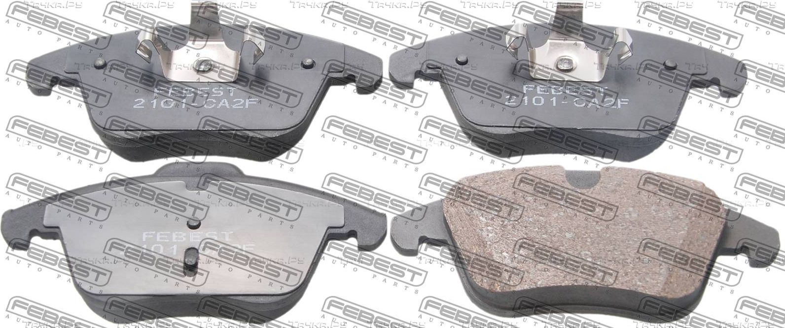 Тормозные колодки Febest передние для Volvo V70 III 2007-2016. Артикул 2101-CA2F