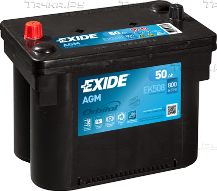 Аккумулятор Exide AGM для Chrysler Pacifica CS 2003-2006. Артикул EK508