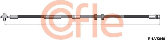 Тормозной шланг Cofle. Артикул 92.BH.VK040