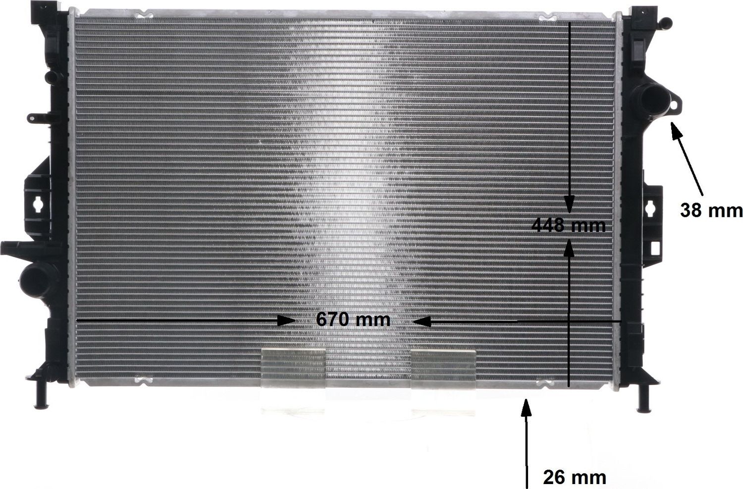 Радиатор охлаждения двигателя Mahle Behr. Артикул CR 814 000S