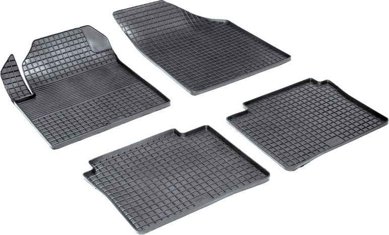 Коврики резиновые Seintex с узором сетка для салона Nissan Teana J31 2006-2008. Артикул 00271